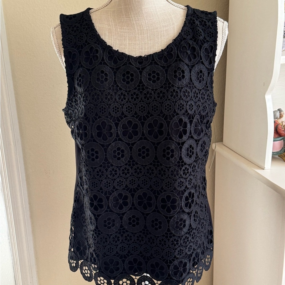 Talbots Lace Shell - Picture 2 of 6